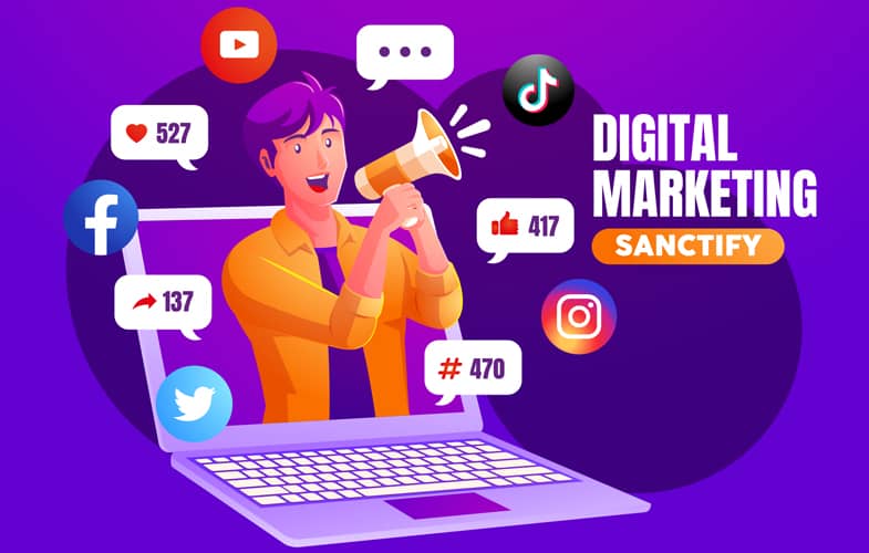 Sanctify - Best Digital Marketing Agency in Goa providing SEO, social media, PPC, and web design services